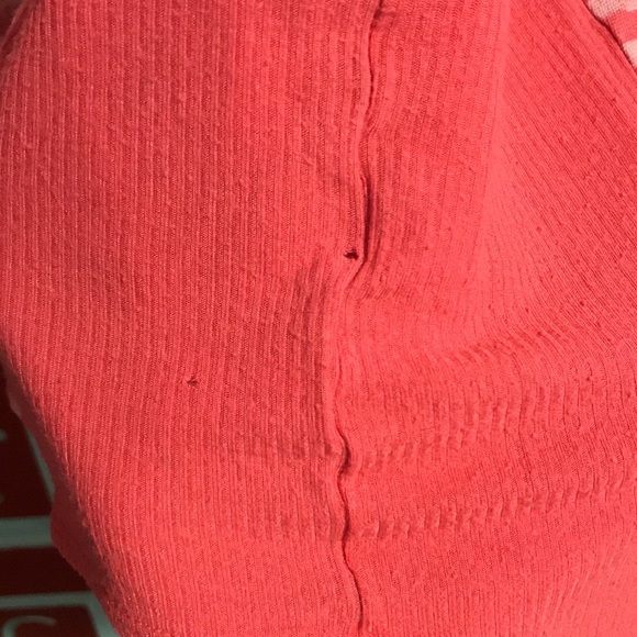 Coral Slouchy High-Low Calvin Klein Jeans Blouse Size M - Picture 6 of 8